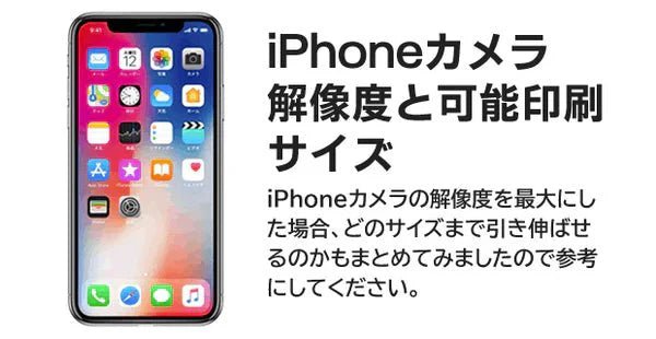 【一覧表付き】iPhoneカメラの画素数・解像度と対応印刷サイズ - PHOTOPRI【写真展・美術展品質のプリントサービス】