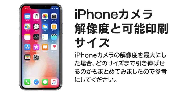 【一覧表付き】iPhoneカメラの画素数・解像度と対応印刷サイズ - PHOTOPRI【写真展・美術展品質のプリントサービス】