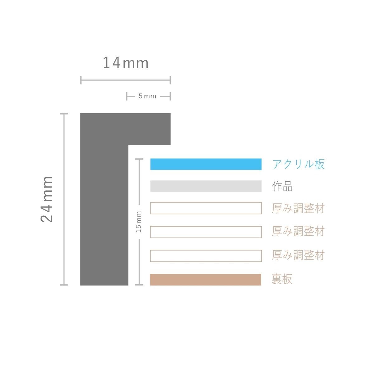 木製フレーム額入れ - PHOTOPRI【写真展・美術展品質のプリントサービス】 写真やイラスト・NFTアートの印刷を個展(写真展・美術展)向けにリーズナブルにジクレー印刷をするなら”PHOTOPRI”(フォトプリ)で。写真やイラスト・デジタルアートの印刷・額装・キャンバスパネルを個展・写真展向けにリーズナブルに印刷！8000円以上で送料無料中！PC・スマホどちらでもネットで注文OK！作品レベルの高品質